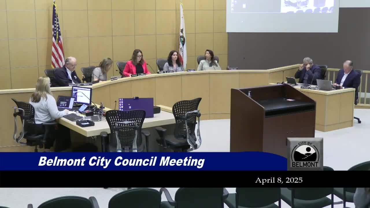 Belmont City Council resumes public session after closed meeting