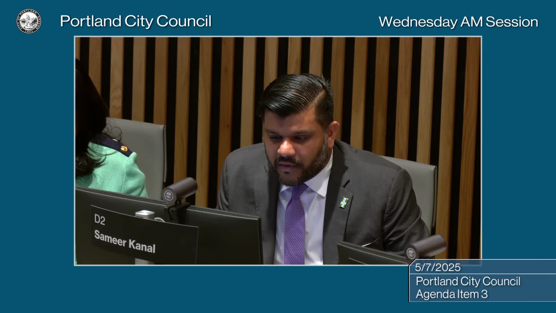 Portland City Council debates PGE application for tree removal and energy infrastructure