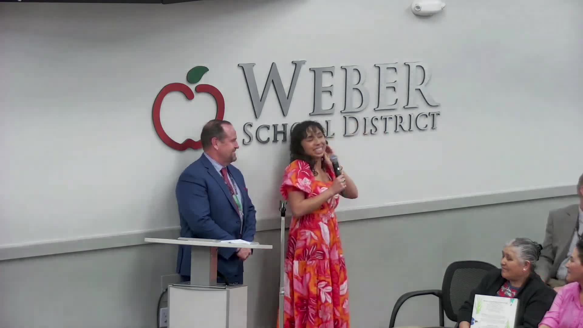 Bonneville High's Amanda Peterson named Weber School District's first year secondary teacher of the year