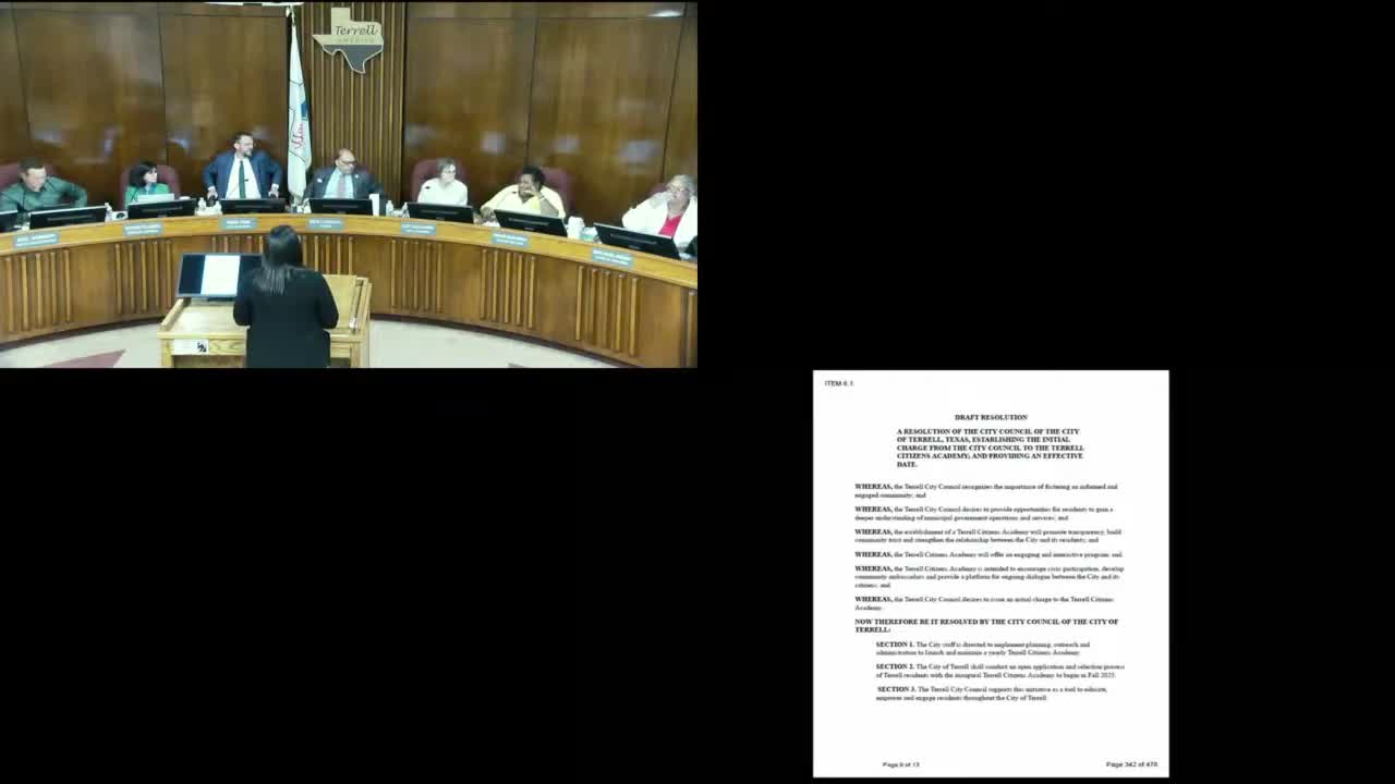 Terrell City Council explores options for new dog park development