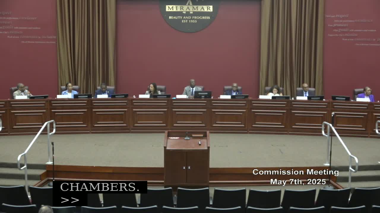 Miramar Commissioners vote to rename Multi-Service Complex after Alexandra P Davis