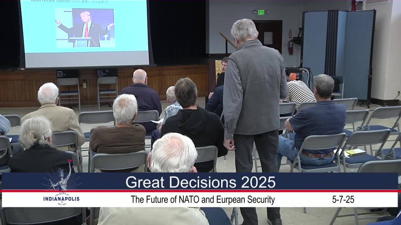Discussion explores NATO's relevance post-Soviet Union in current geopolitical climate