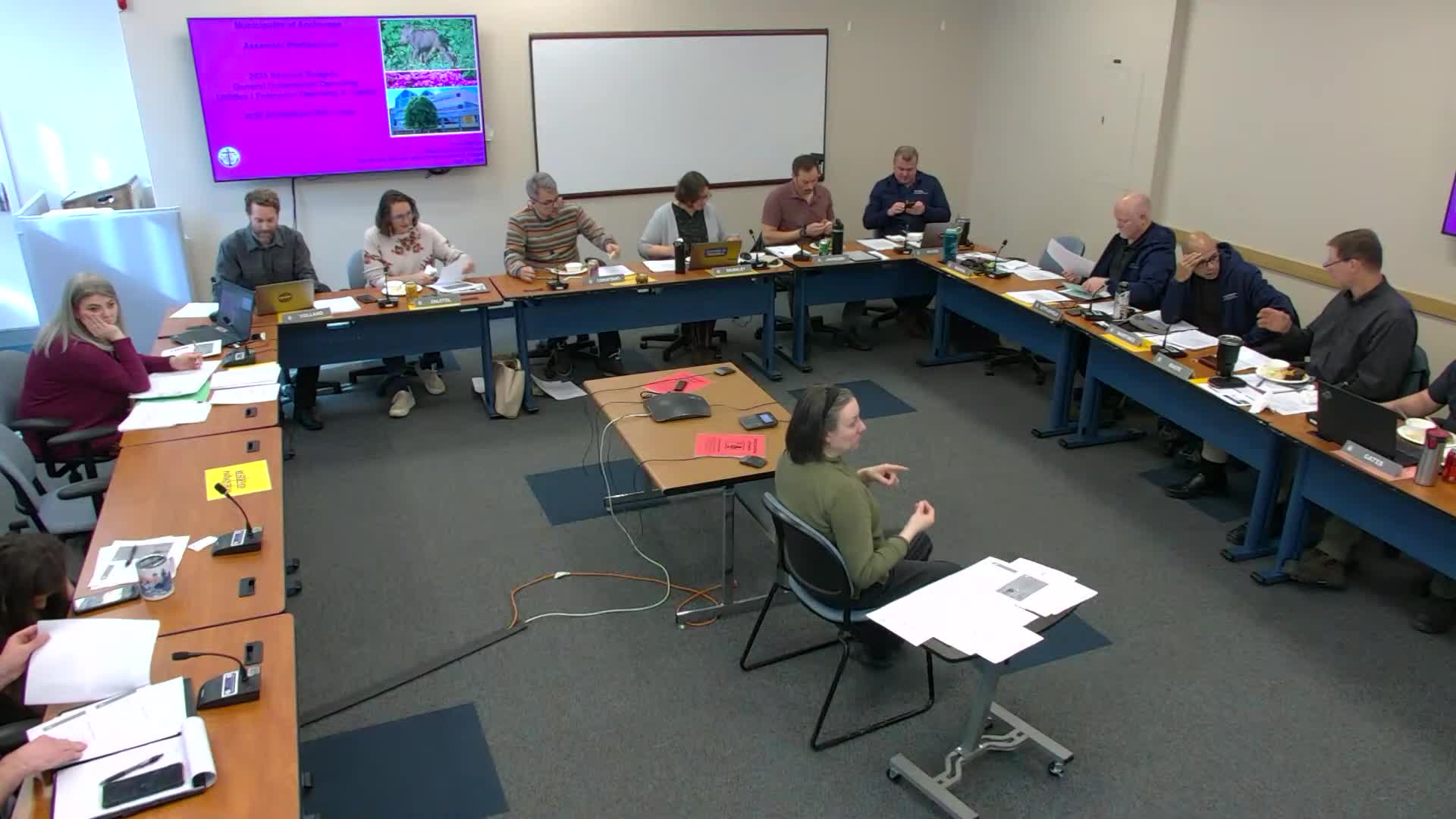 Anchorage assembly reviews 2025 first-quarter budget revisions; proposal remains $480,000 under tax cap