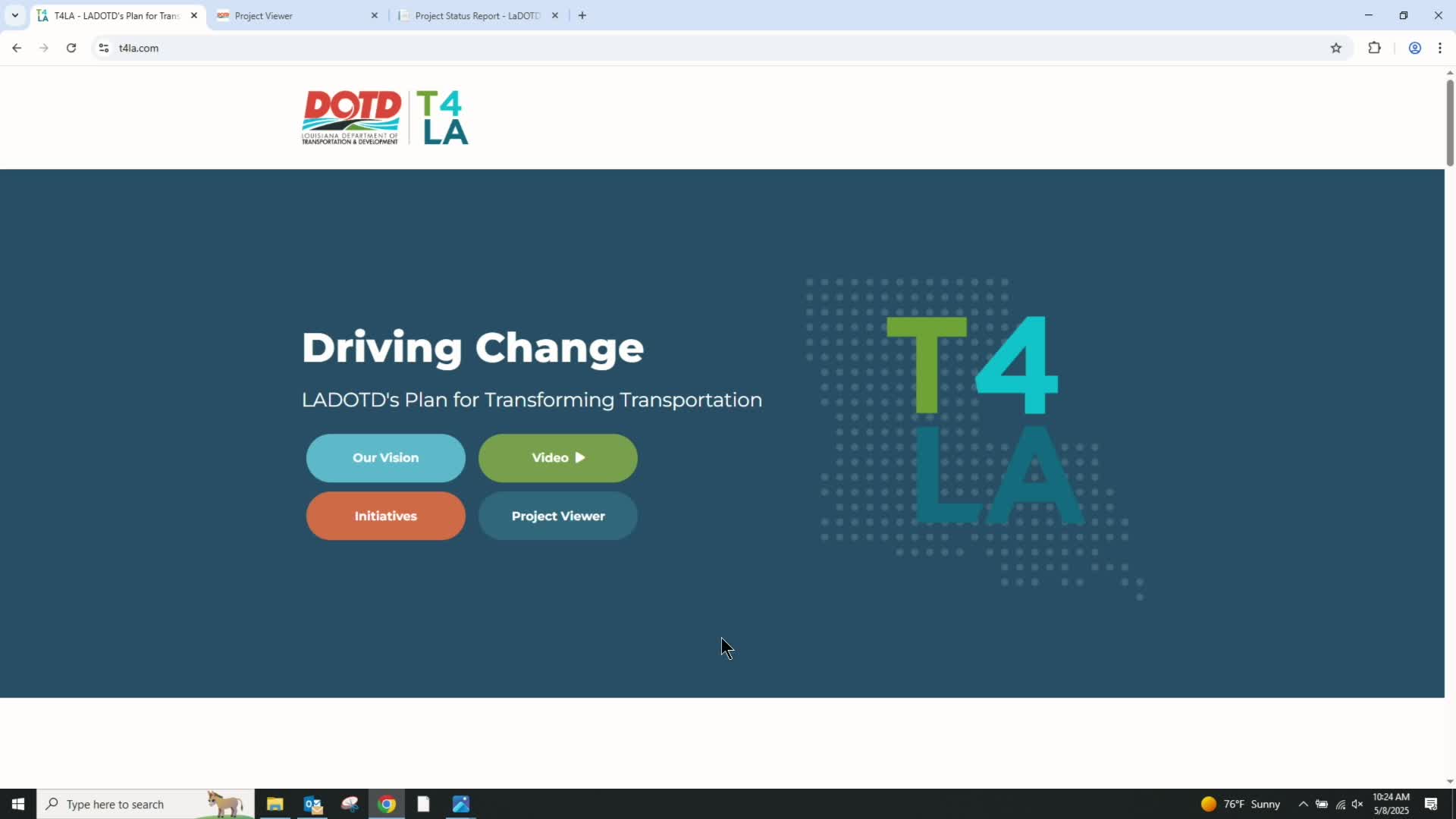 Garver showcases new project viewer for Louisiana DOTD at Senate Transportation Committee