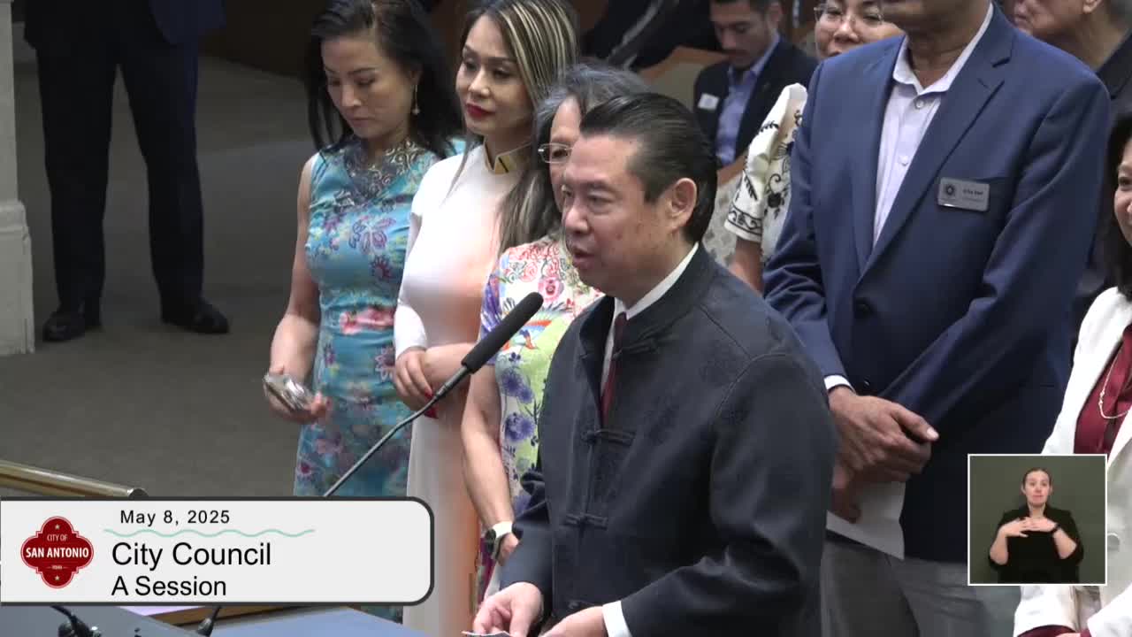 San Antonio City Council Celebrates Asian American Heritage Month and Municipal Clerks Week