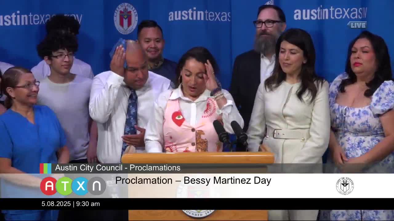 Austin Council Member Celebrates Bessie Martinez Day and Building Safety Month