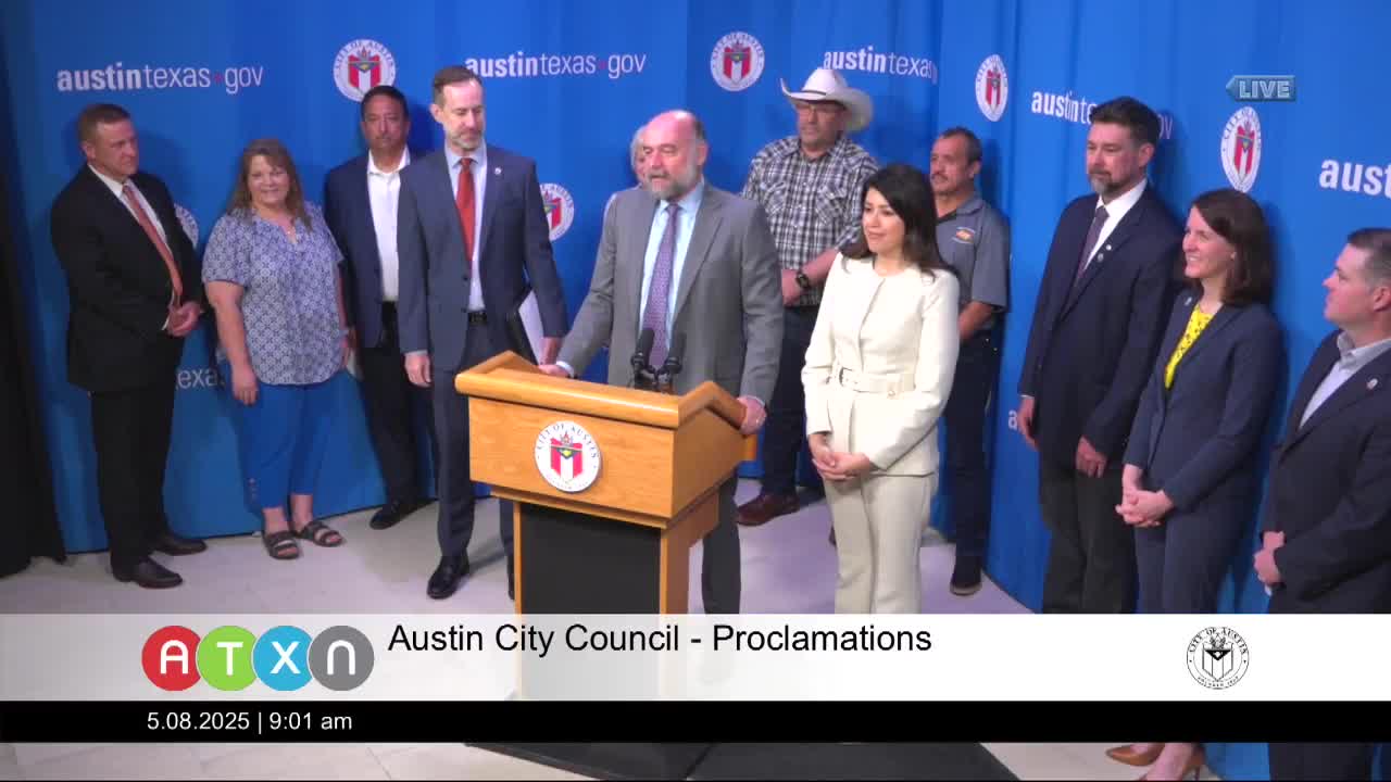 Council Celebrates Austin Energy's 130th Anniversary with Proclamation and Employee Honors