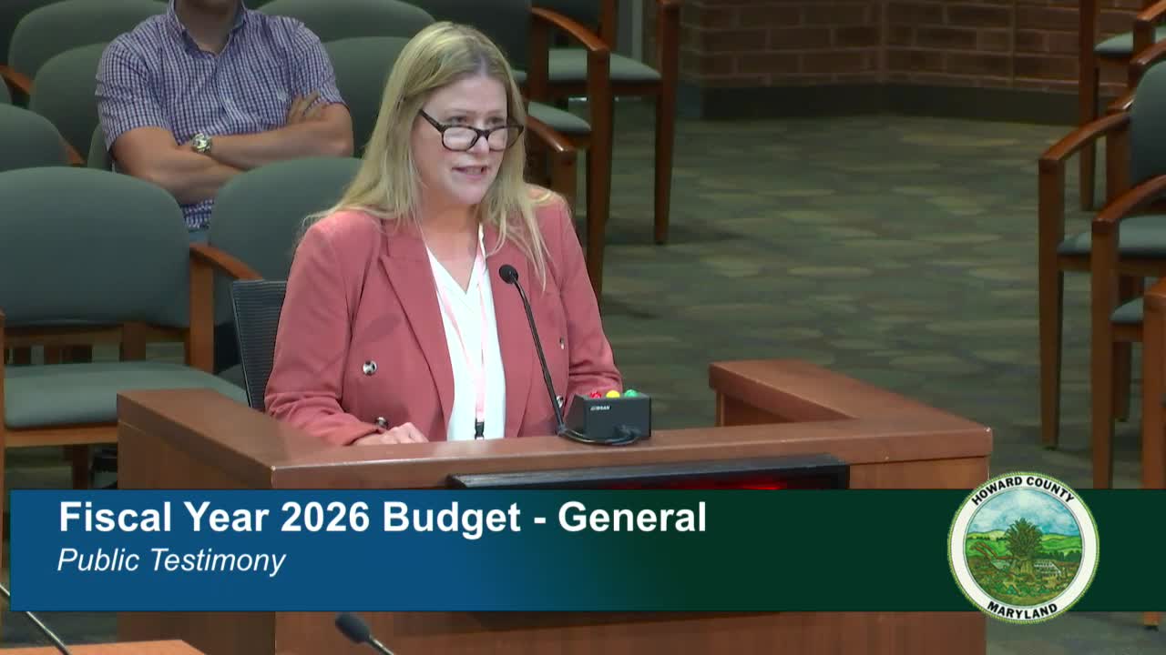 Brendan Murray urges Howard County Council to fully fund public education budget