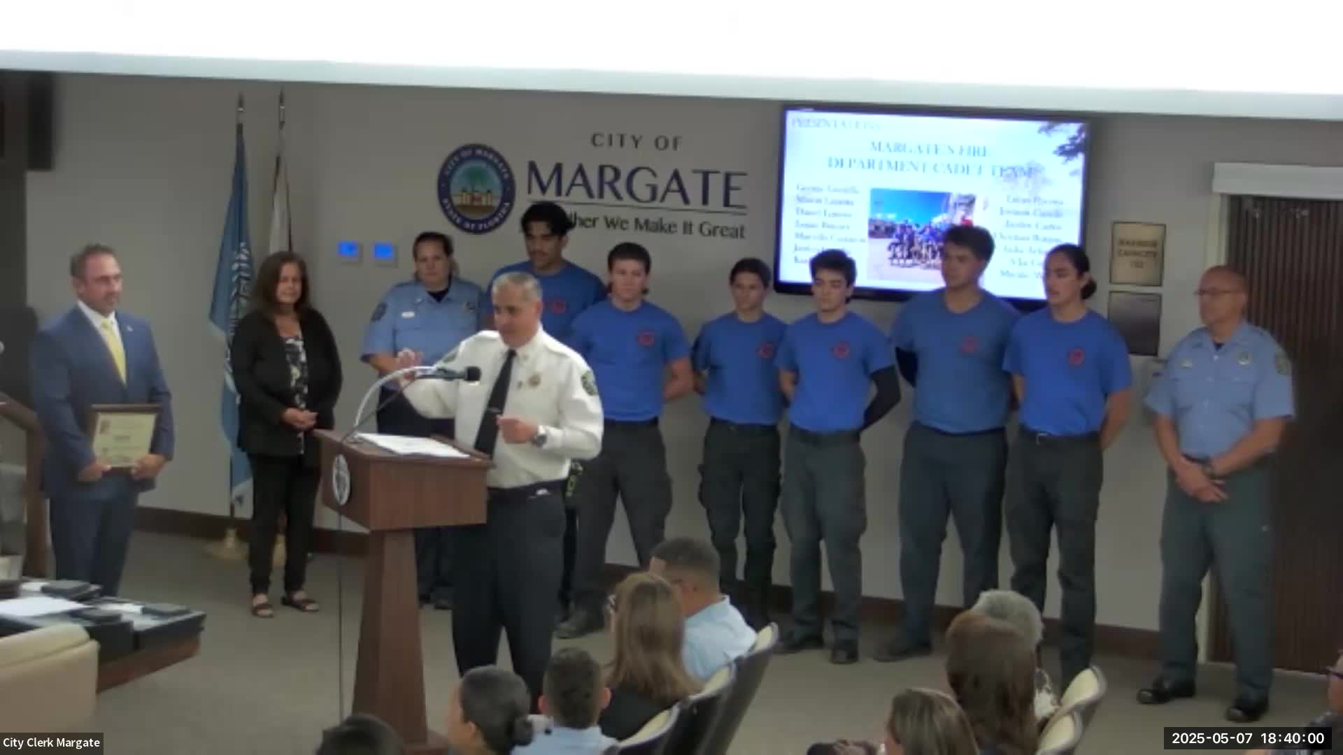 Margate Fire Cadets win sportsmanship award amid annual competition recognition