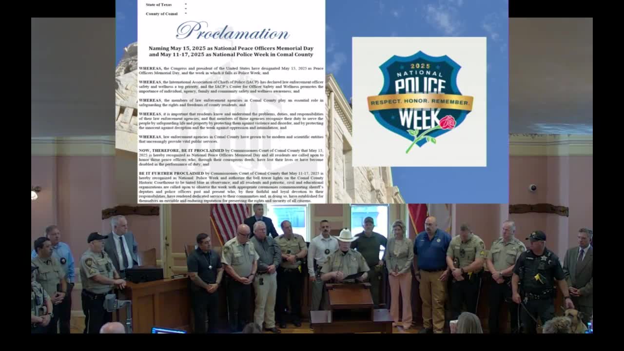 Comal County Court reviews public health reports and approves local vaccination clinics