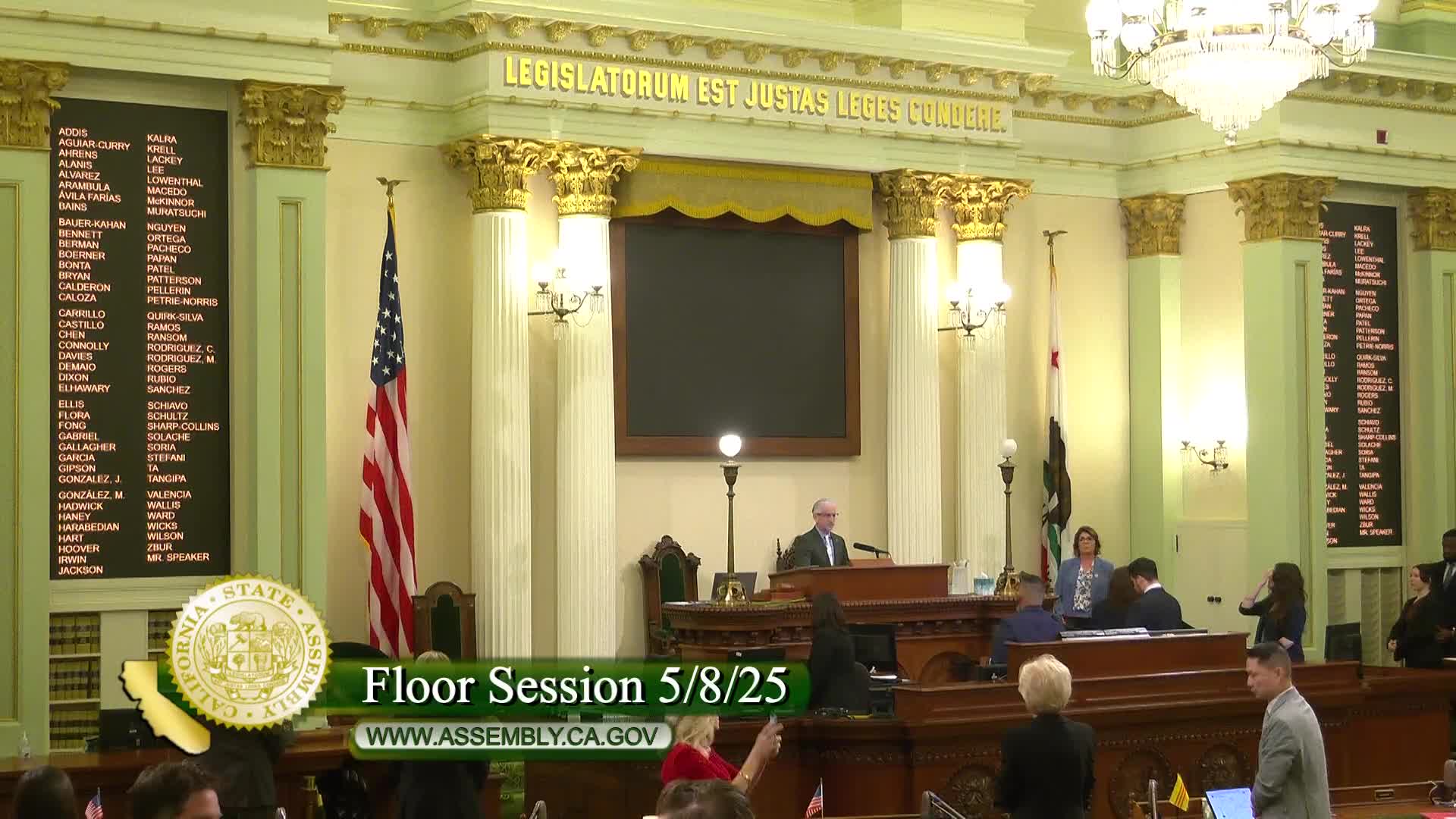Assemblymember Michelle Rodriguez leads California Assembly prayer and honors guests