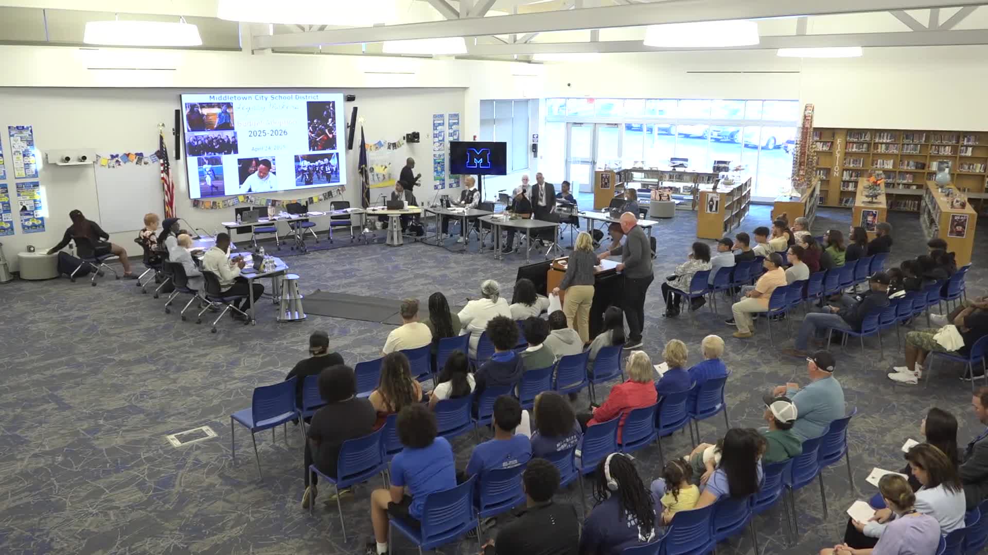 Middletown board adopts 2025–26 budget resolution, places $276.4 million proposal and 1.99% tax-levy increase on May 20 ballot