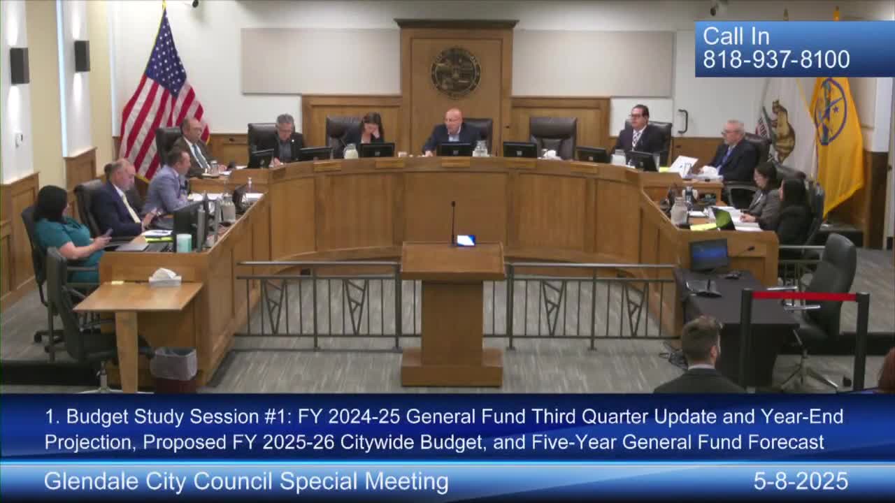 Council members discuss Glendale's budget details amid declining sales tax revenue