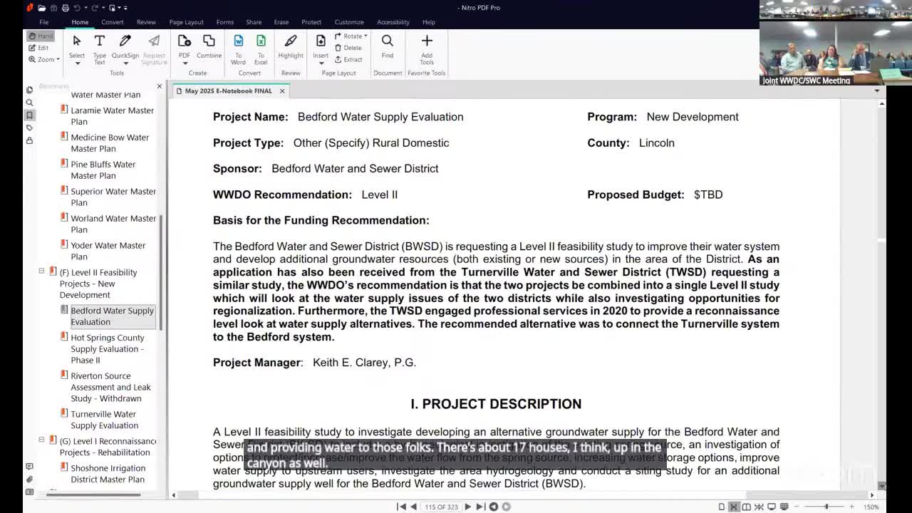 Bedford and Turnerville collaborate on regional water supply study amid EPA concerns