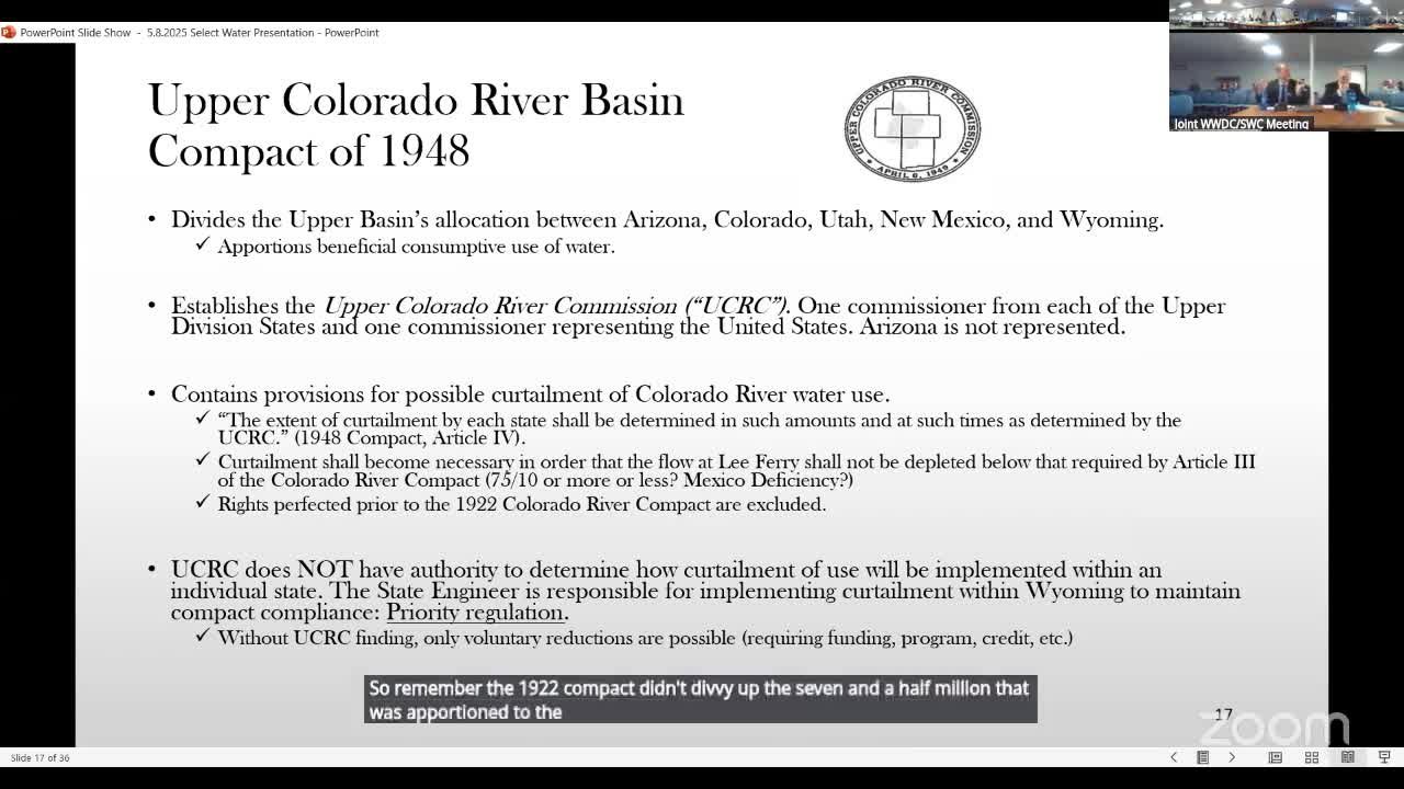 Wyoming officials seek federal appointment amid Colorado River Compact negotiations