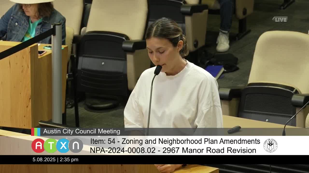 Community Advocates Urge Caution on Manor Road Development Plans in Austin