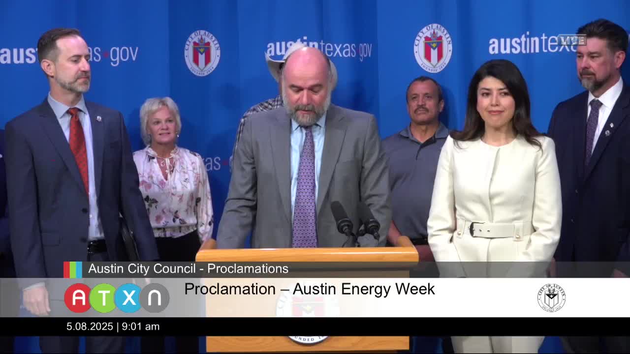 Austin Energy celebrates 130 years of public power with community proclamation