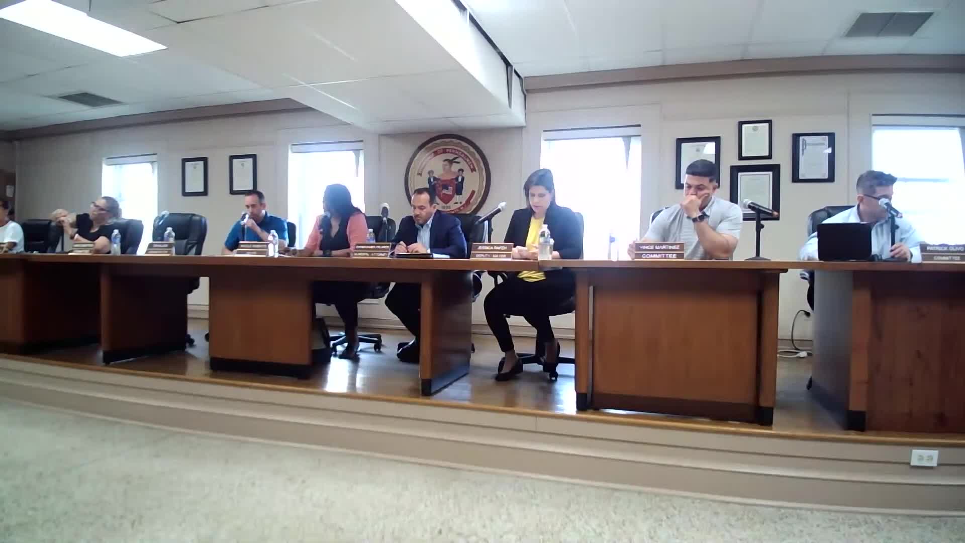 Committee adopts consent resolutions renewing payroll services and approving engineering and service contracts