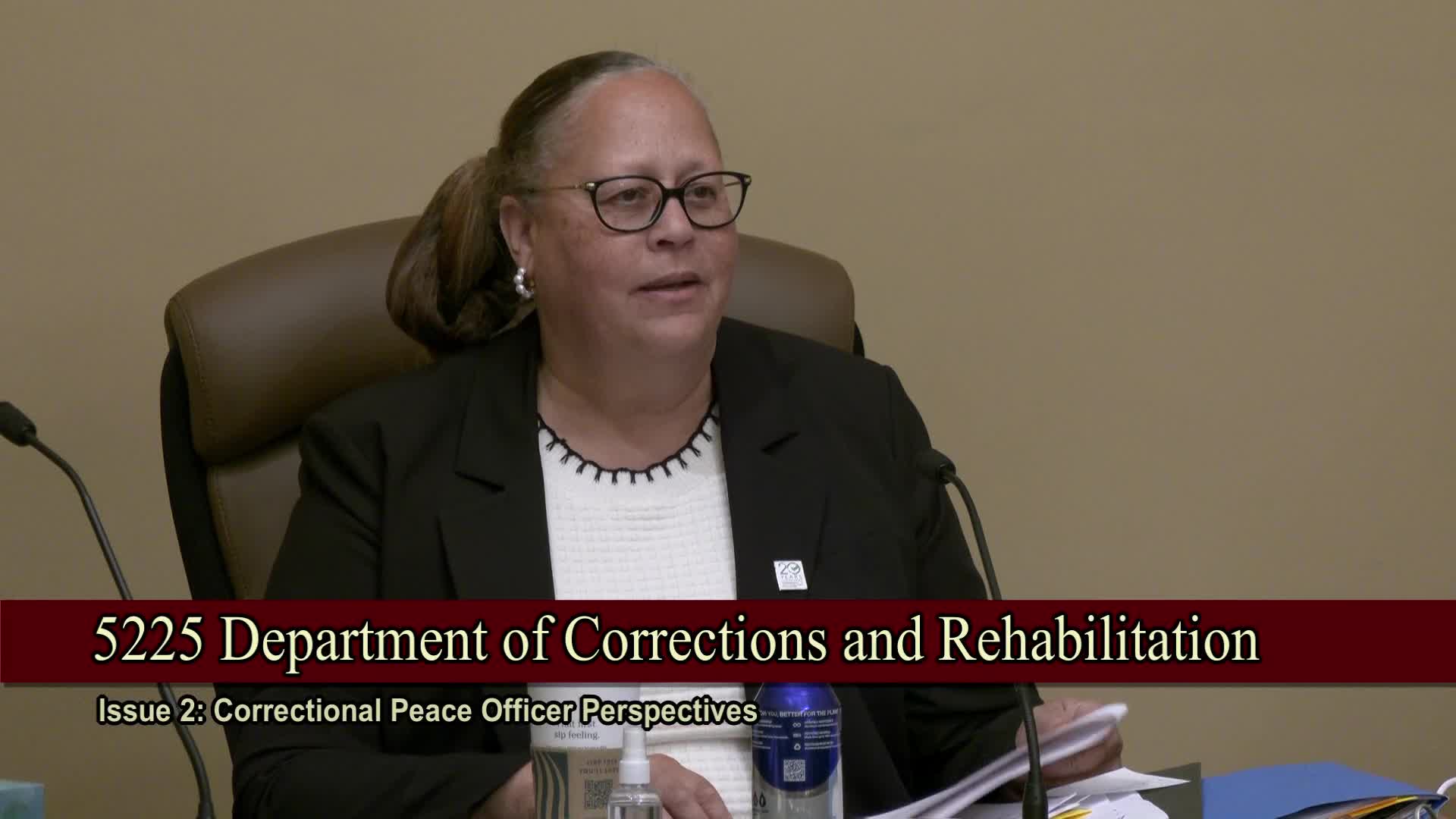 Correctional Officer Joseph Cisneros warns California legislators of rising prison violence