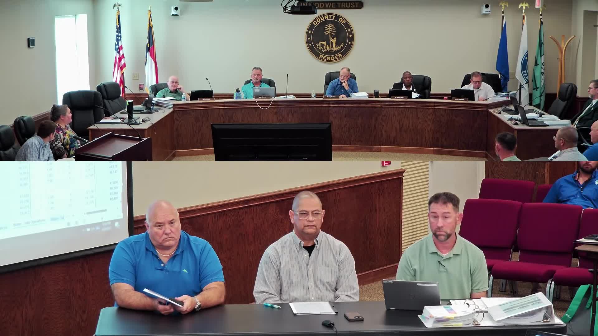 Pender County officials confront grant denial and water infrastructure funding challenges