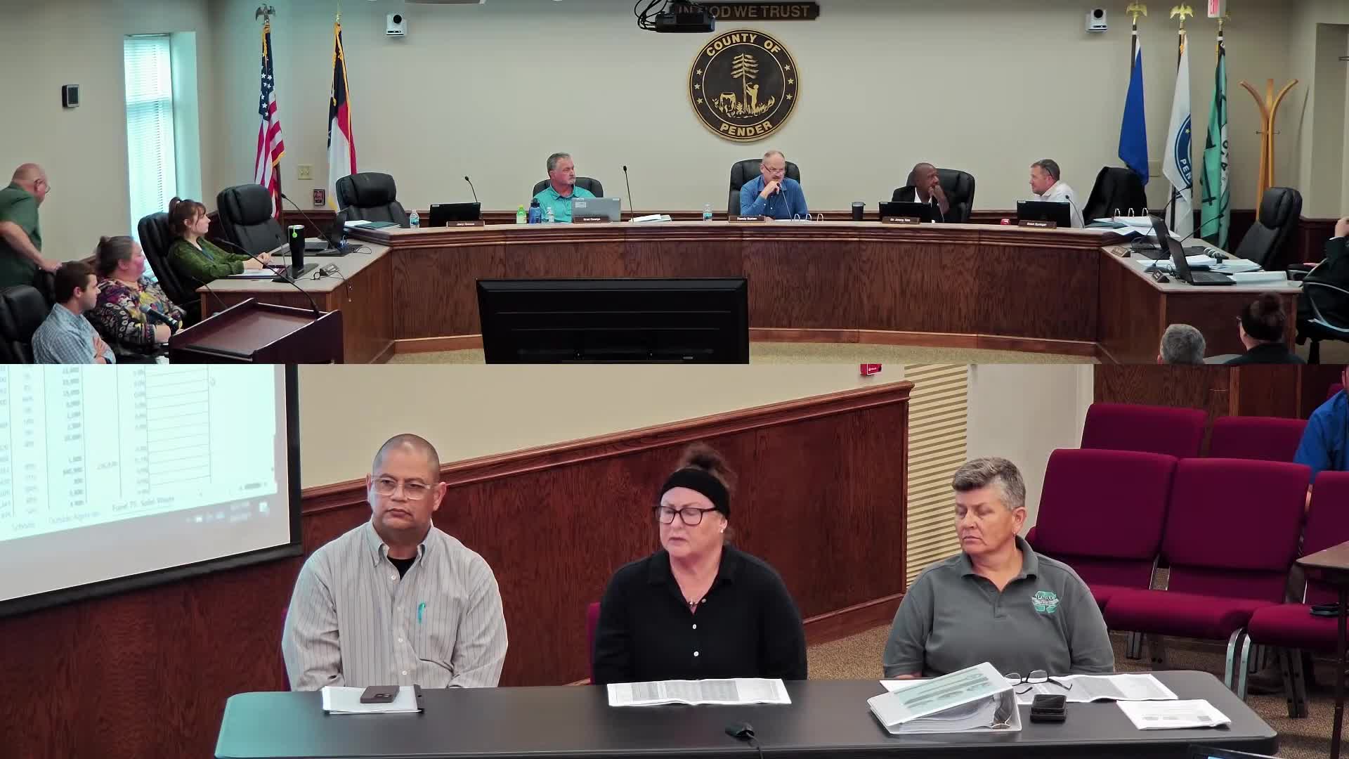 Pender County holds town hall to clarify waste disposal rules for businesses