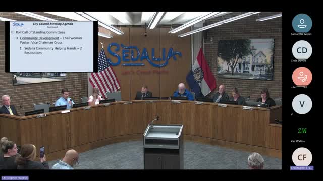 Sedalia Community Helping Hands requests fee waivers to support home repair projects