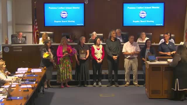Pomona Unified School District honors retiring staff for decades of service