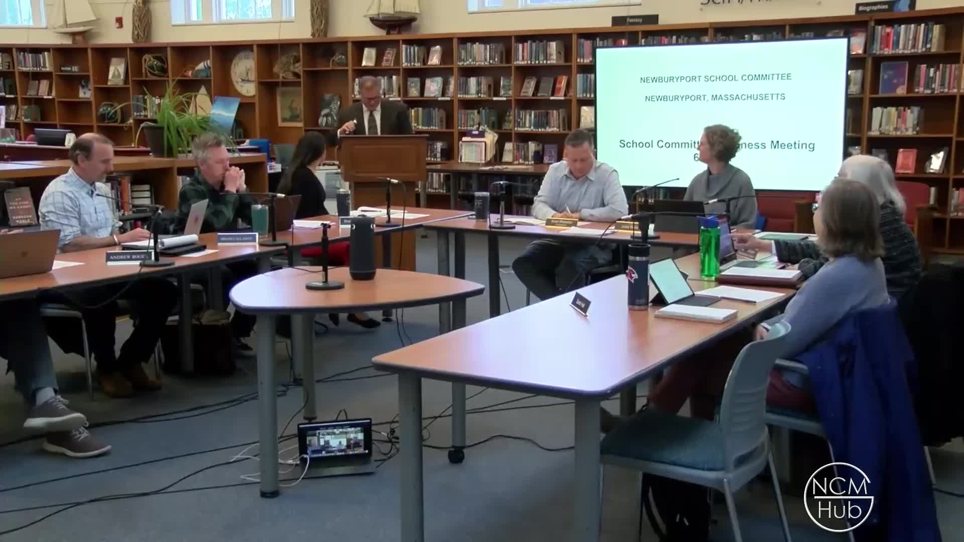 Newburyport schools celebrate Theo Roberts' achievements and welcome finance director Ethan Manning