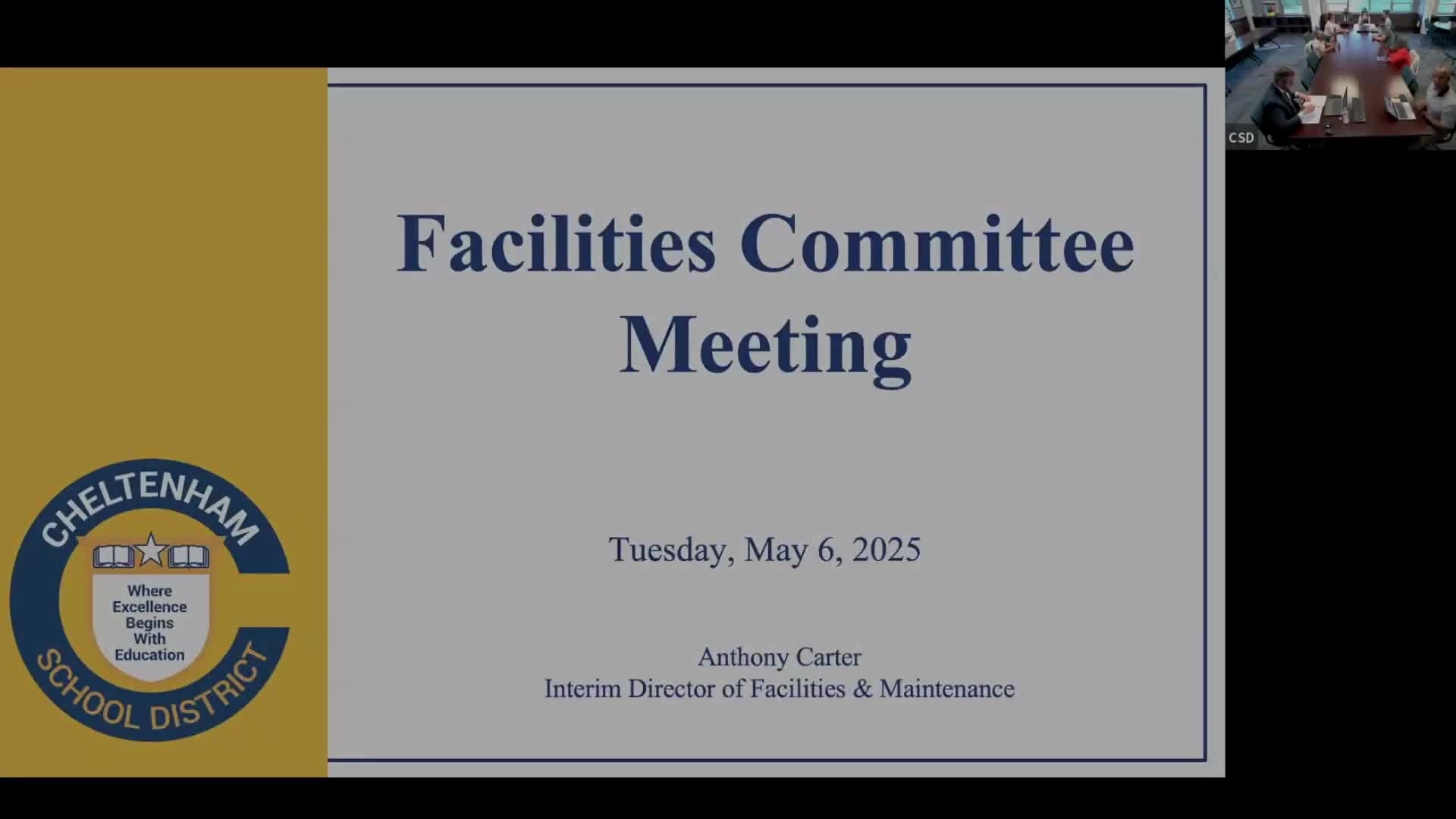 Facilities Committee discusses repairs at Administration Building and Glen's Side