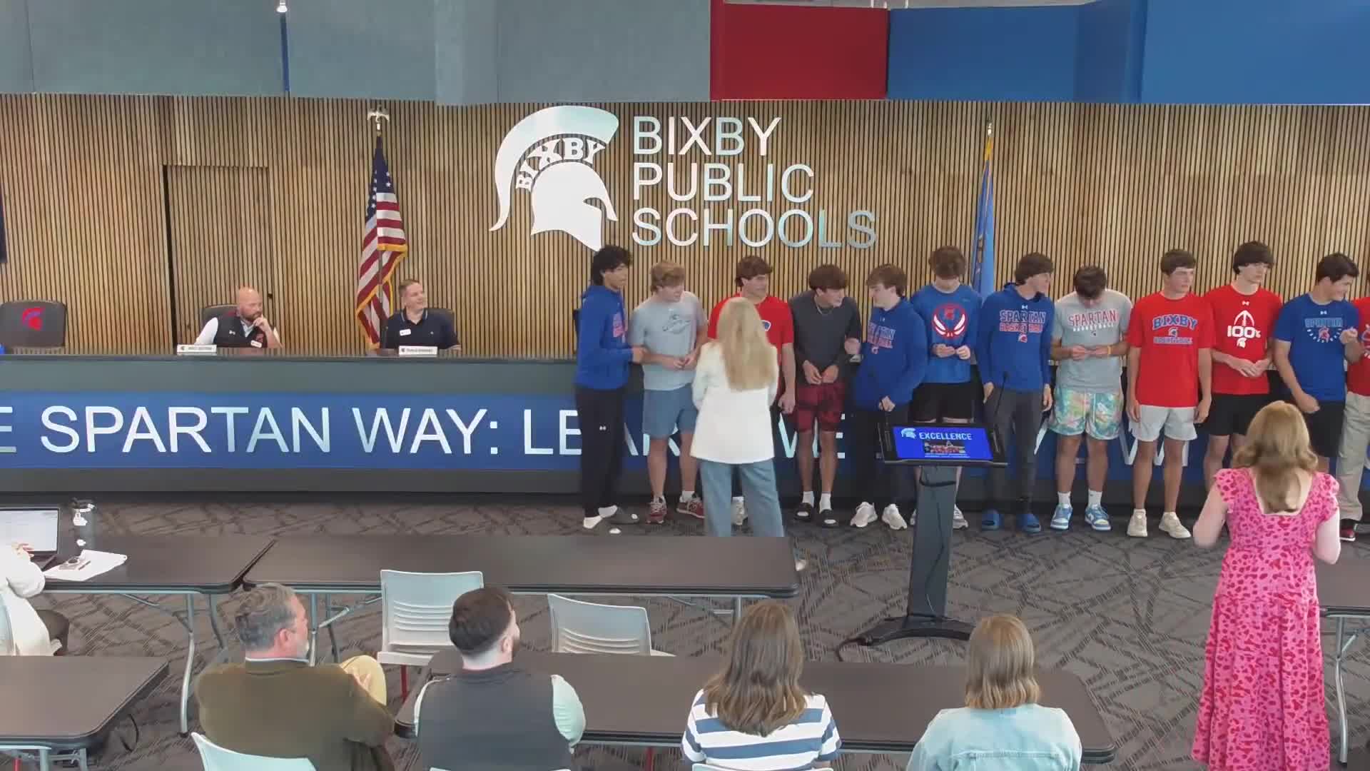 Bixby High School showcases AP art show during board meeting