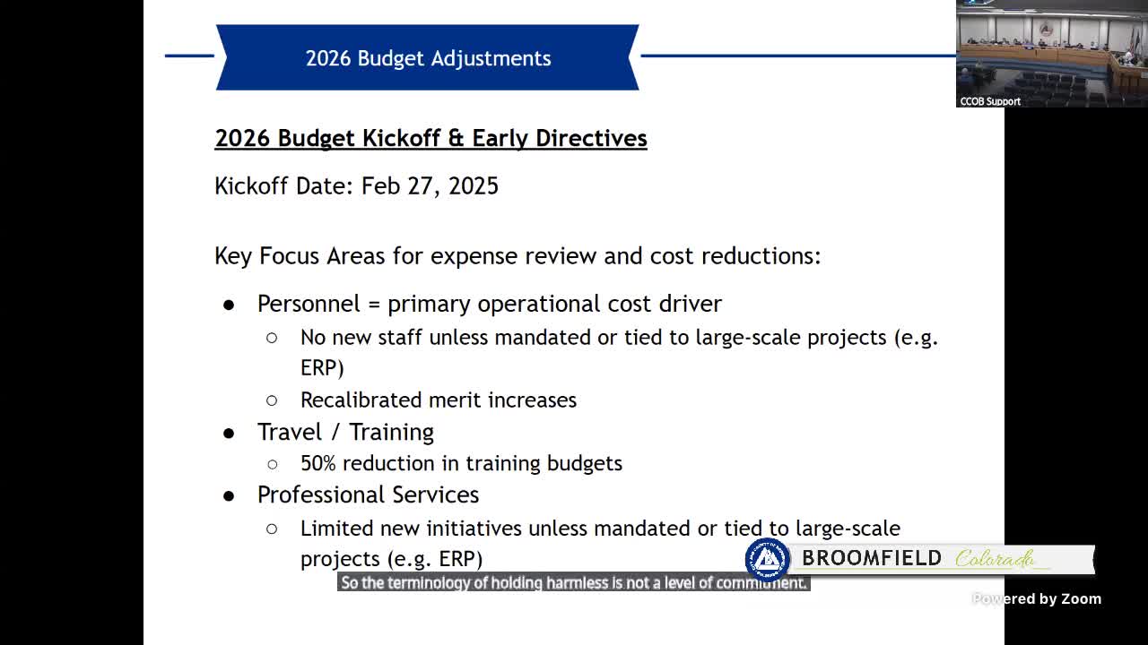 City Council reviews potential service cuts amid tariff impacts on revenue forecasts