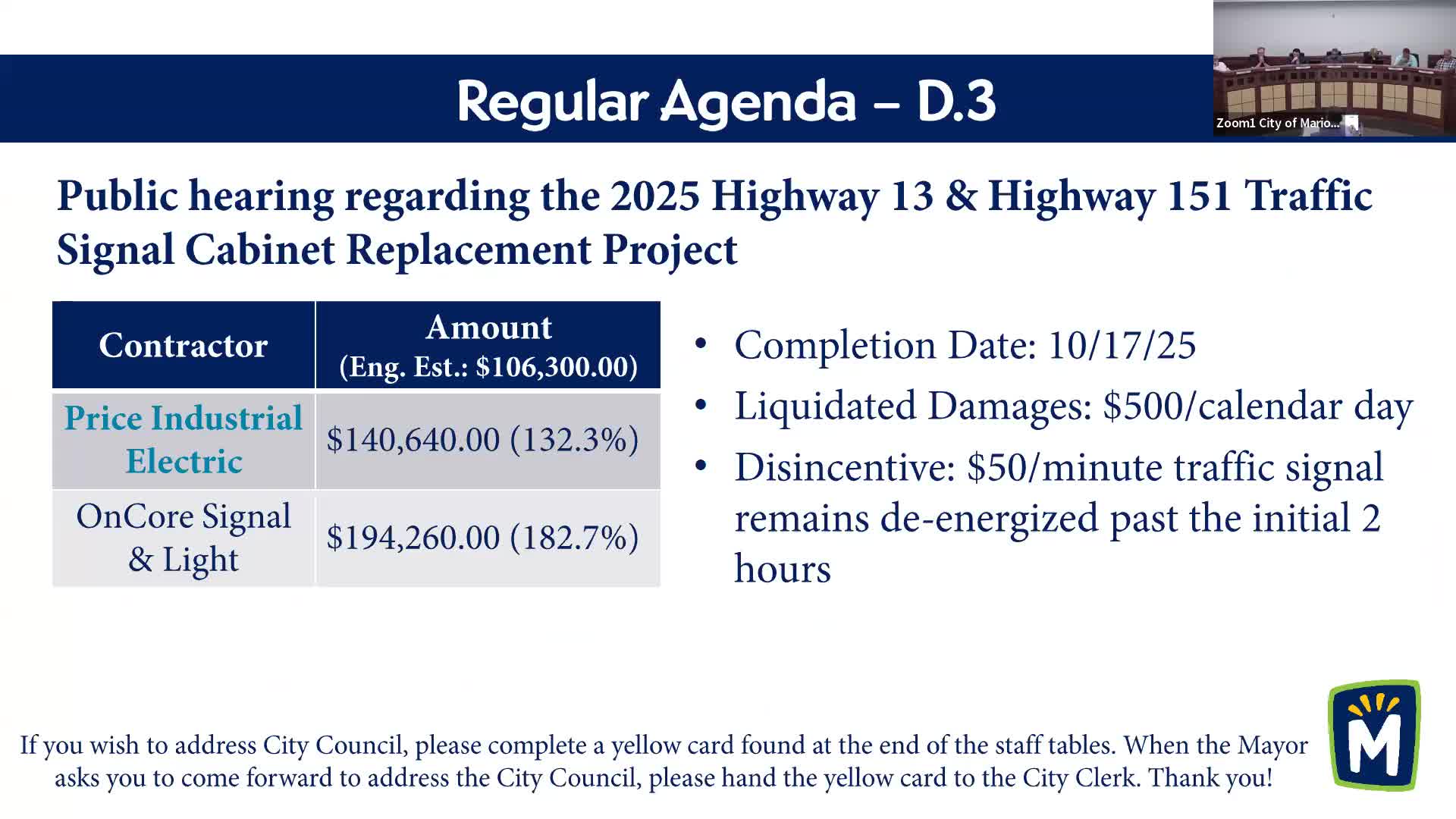 City Council approves traffic signal upgrades at Highway 13 and Highway 151 intersection