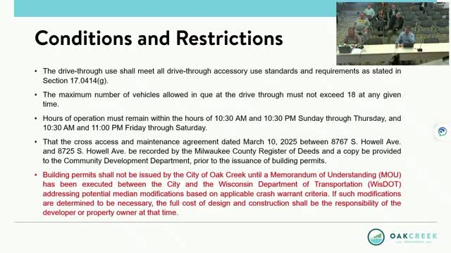 Council considers drive-through permit for Buena Beef and Rainbow Cone in Oak Creek