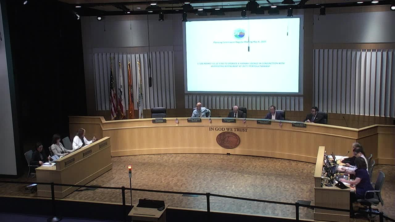 Lake Forest Planning Commission reviews hookah lounge permit at Caspian Mediterranean Kitchen