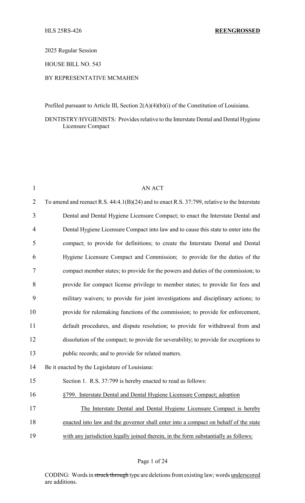 Louisiana enacts Interstate Dental Licensure Compact to streamline dental care access