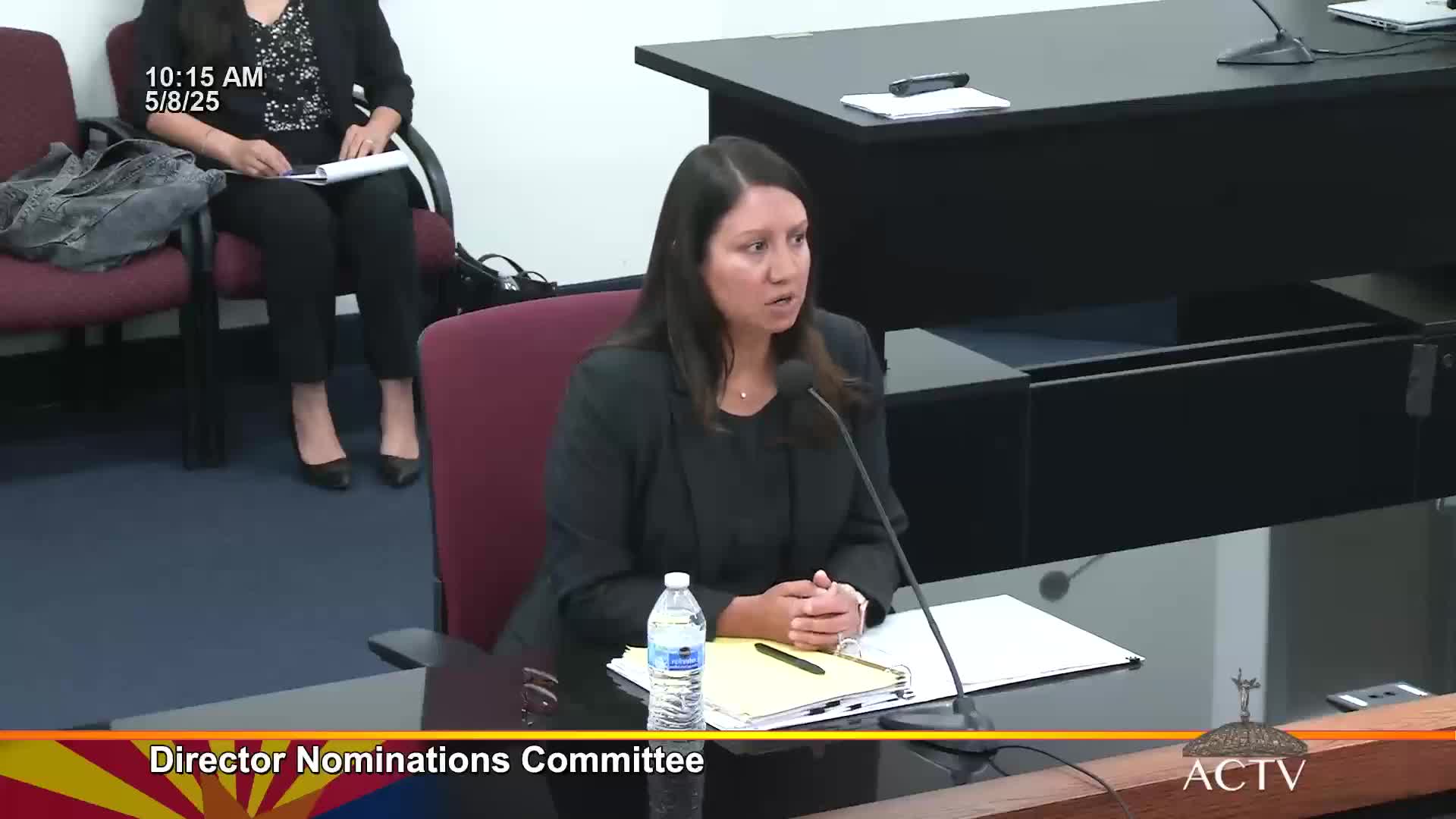 Chairman Hoffman addresses land case ethics in recent Senate committee meeting