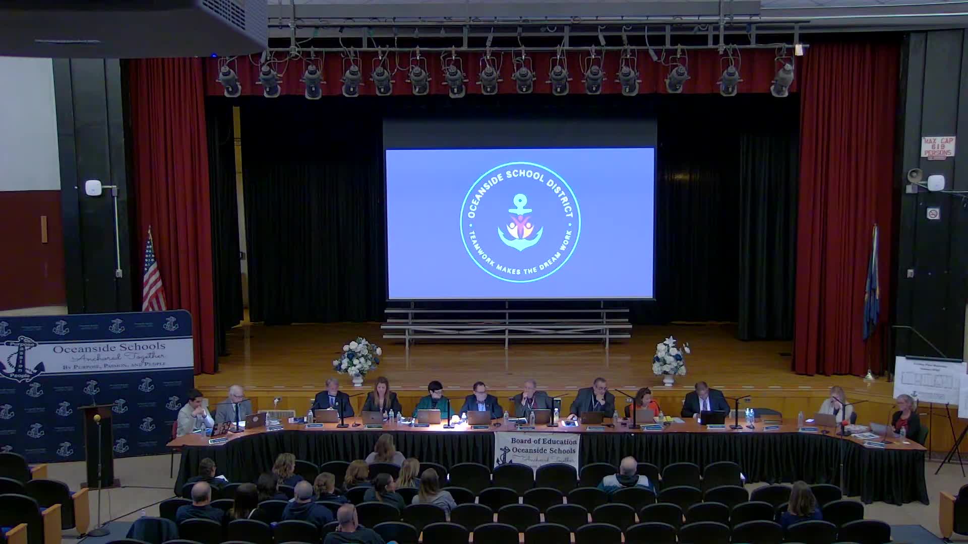 Oceanside School Board celebrates retirements and tenure achievements