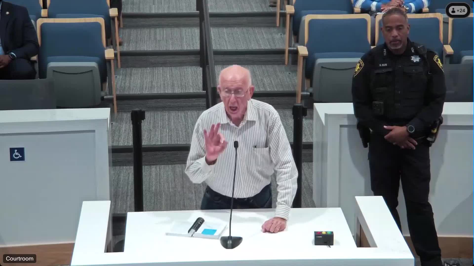 Harris County deputies demand pay parity during commissioners meeting