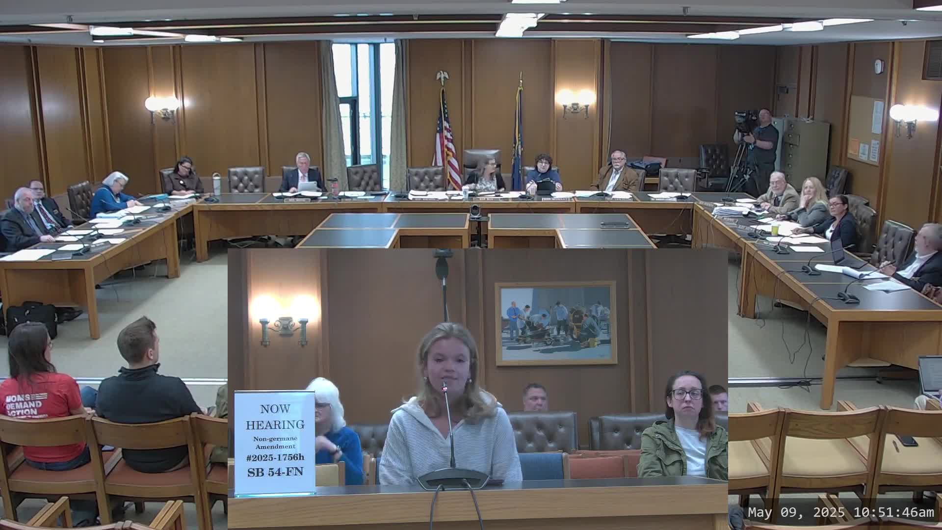 Portsmouth students oppose firearm training bill at New Hampshire education hearing