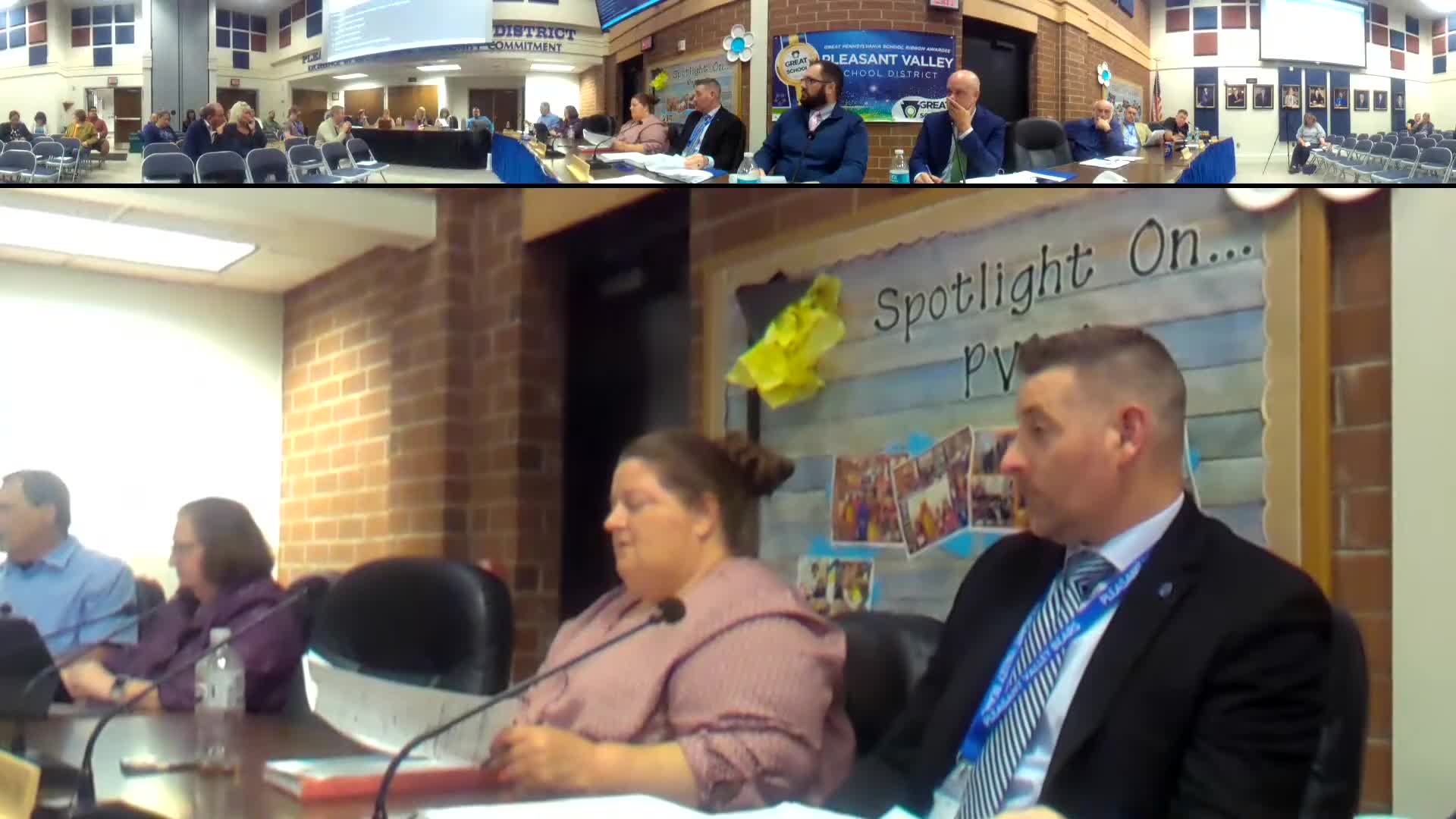 District hears First Student presentation; board moves to advertise new bus contract