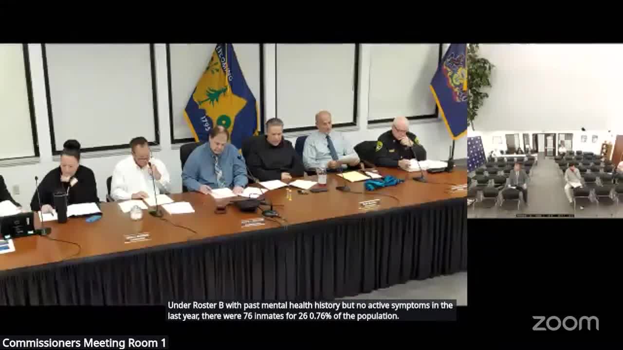 Lycoming County prison reports mental health rosters and psychotropic medication rates