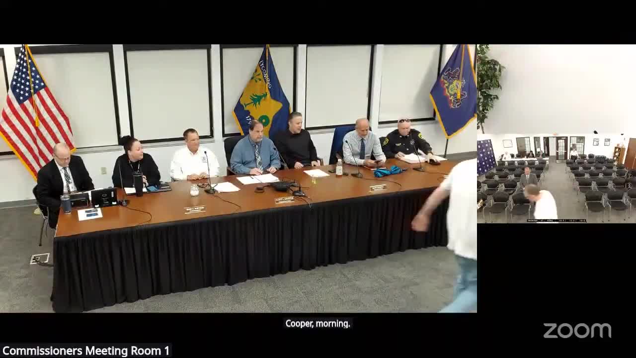 Public commenter urges Lycoming County to consider a prison citizens advisory board under Title 61