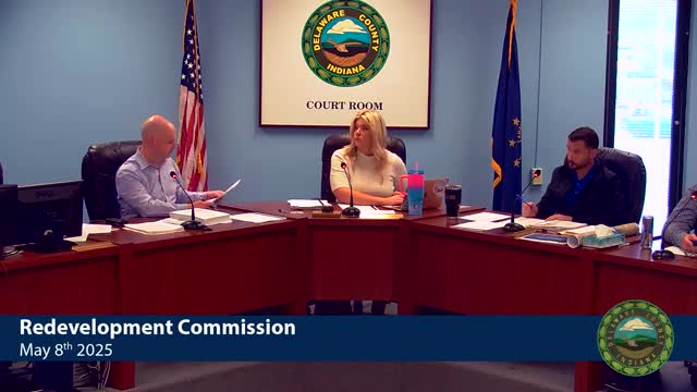 Redevelopment Commission adopts updated bylaws; confirms statutory treasurer role and bond level