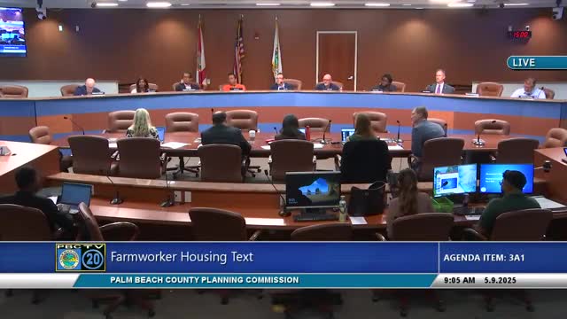 Panel approves amendment to expand farmworker housing opportunities in Glades tier