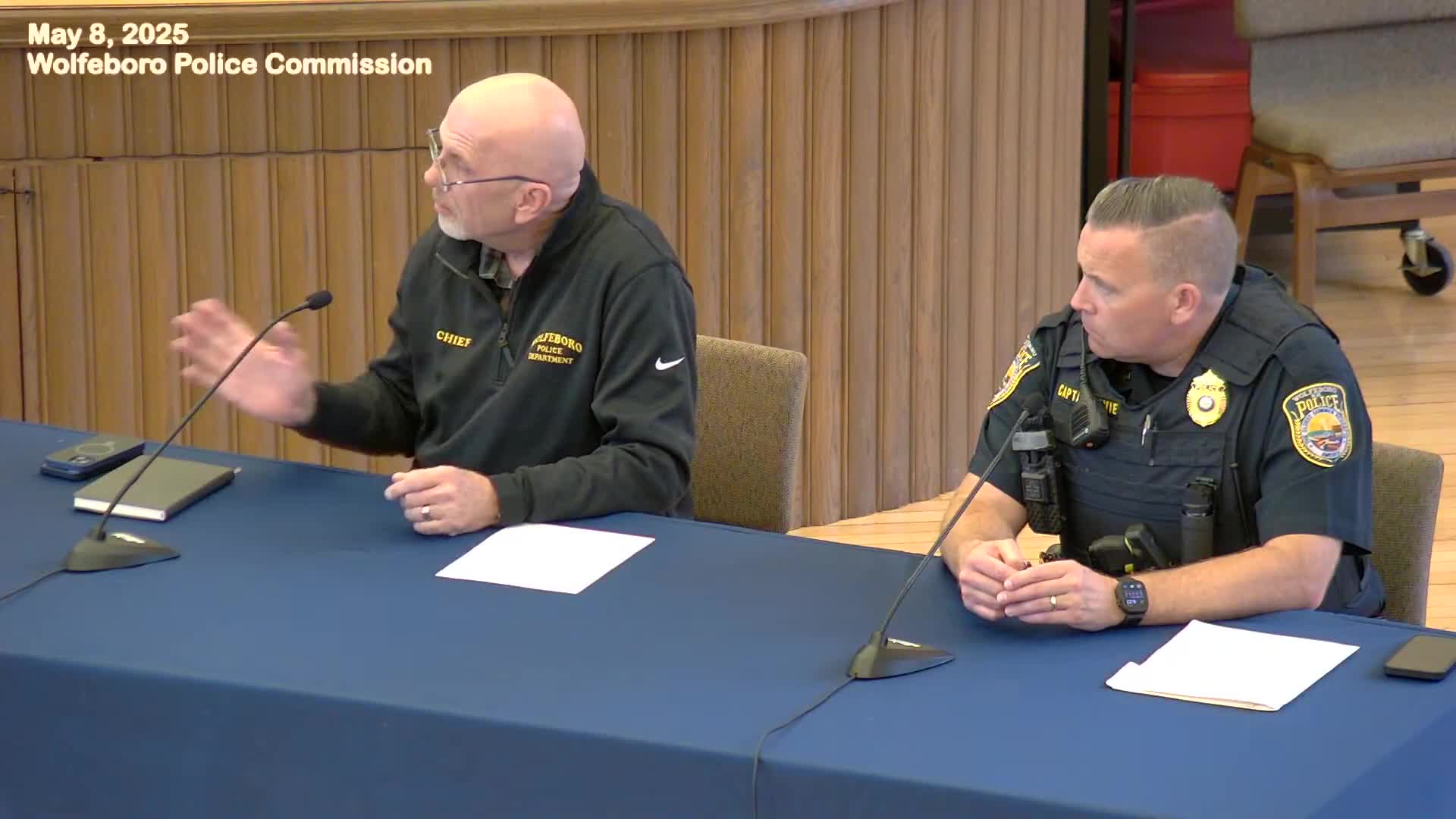 Police Commission addresses Peter Llewellyn's retirement settlement and legal questions