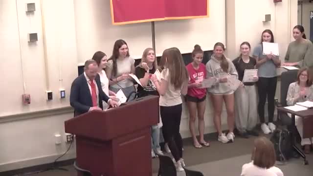 Haverford High School celebrates three National Merit Scholarship winners