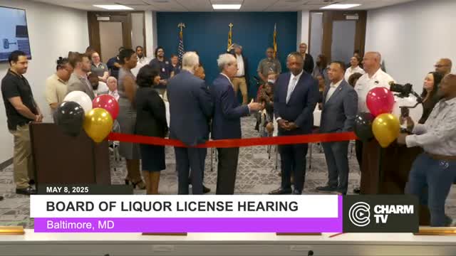 Baltimore Liquor Board celebrates new hearing room with community leaders and officials