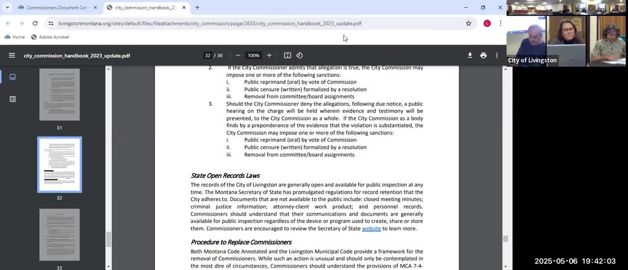 Livingston City Manager praises teamwork and asks residents to respect sanitation rules