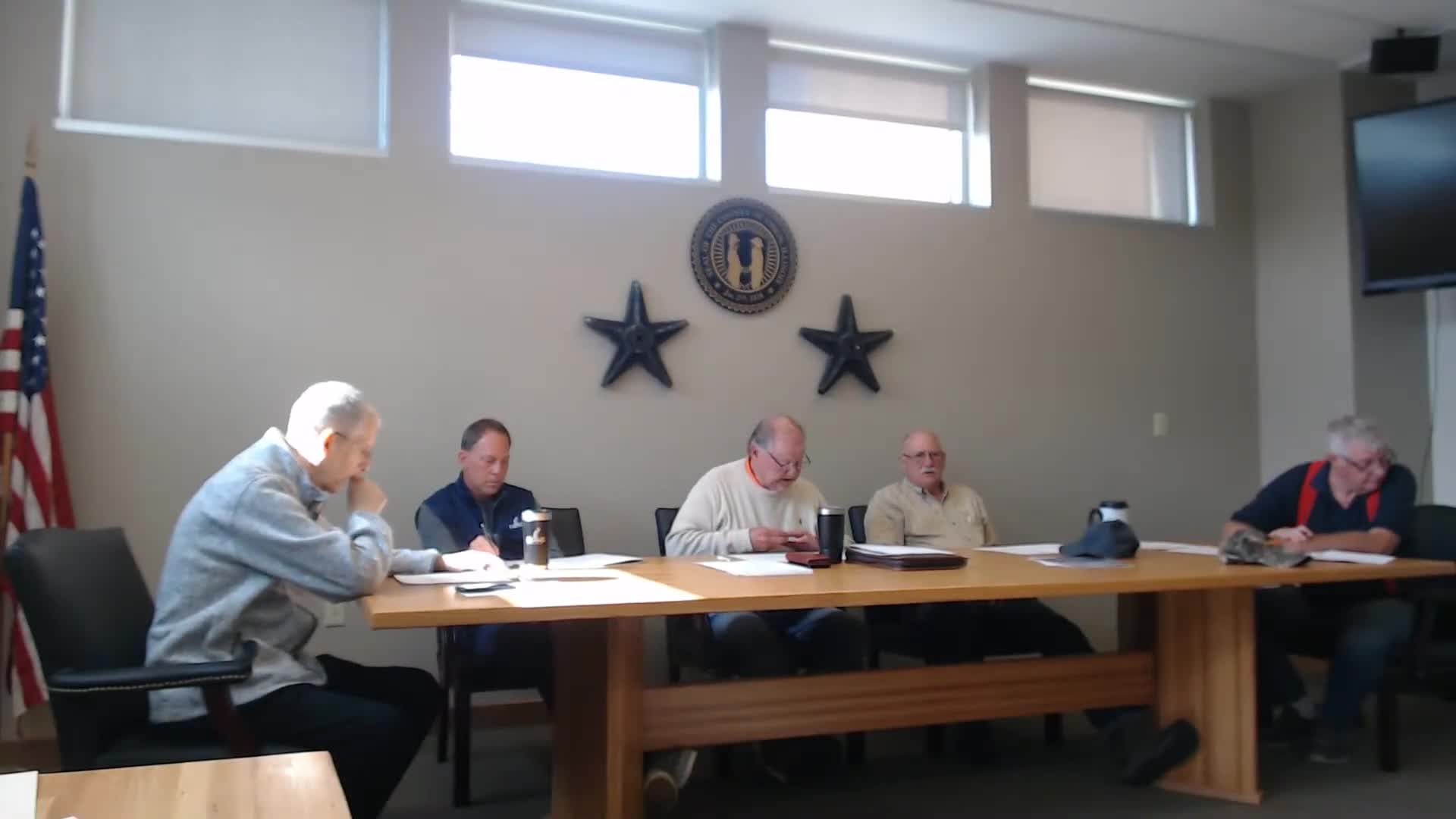 Commissioners decline requests for highway crews to work on private cemetery projects, citing liability and policy