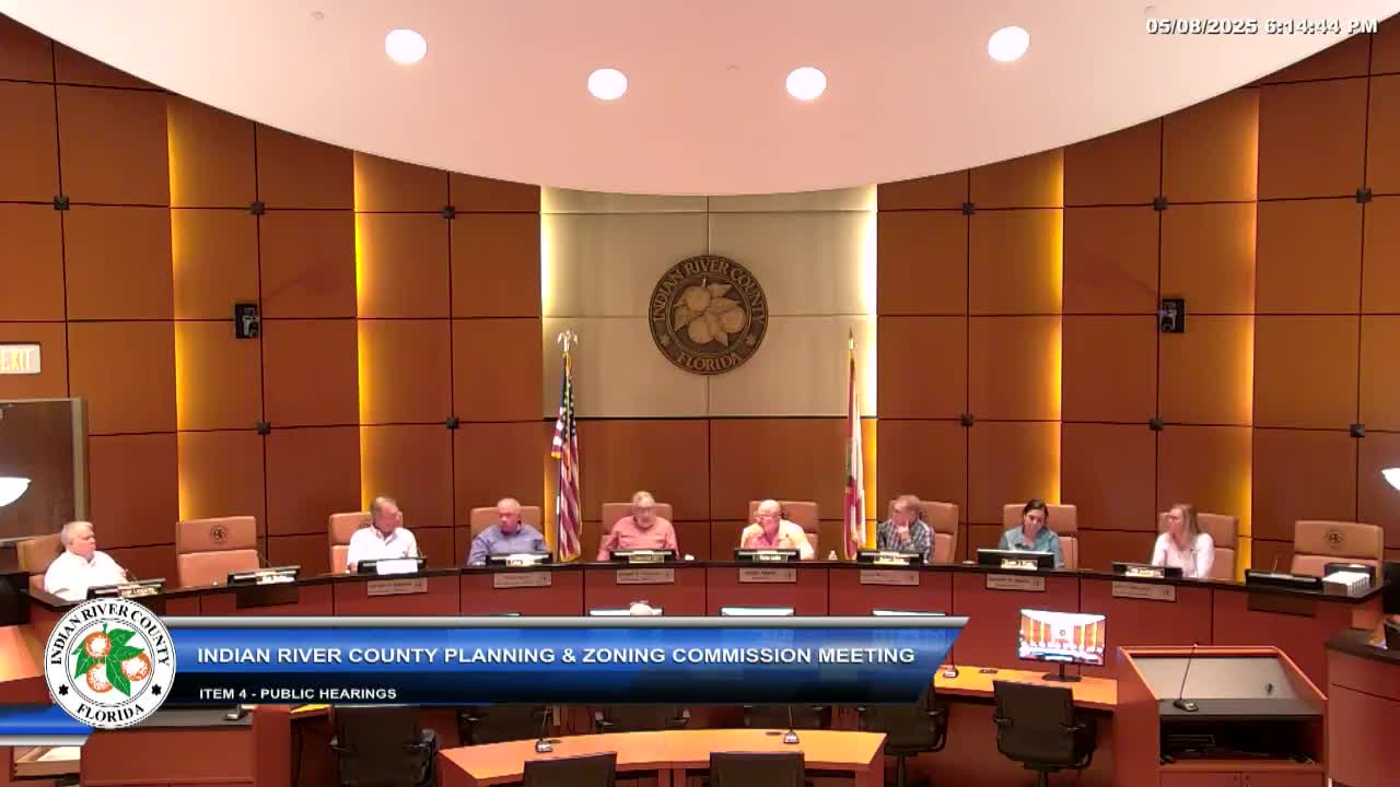 Commissioners Review Sage Cottage Land Company Rezoning Proposal in Vero Beach